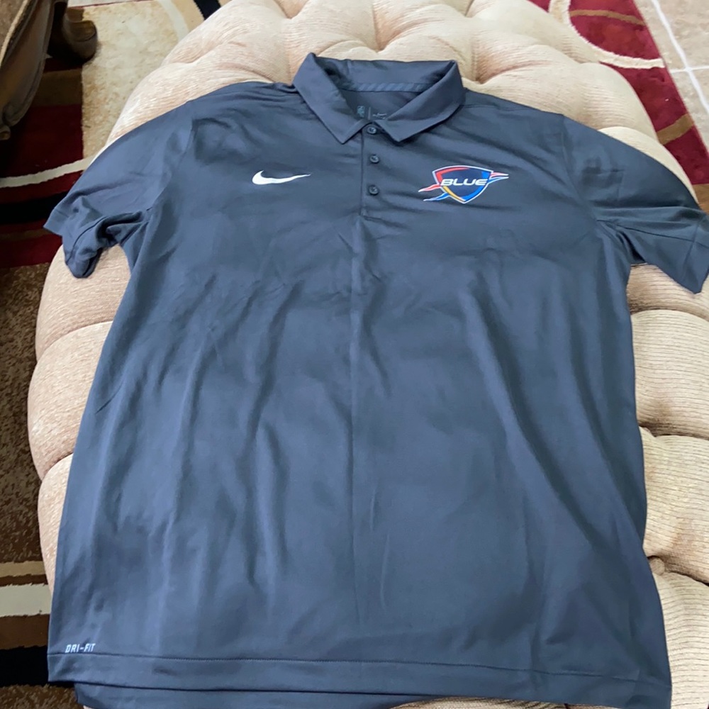 Nike basketball polo shirt
